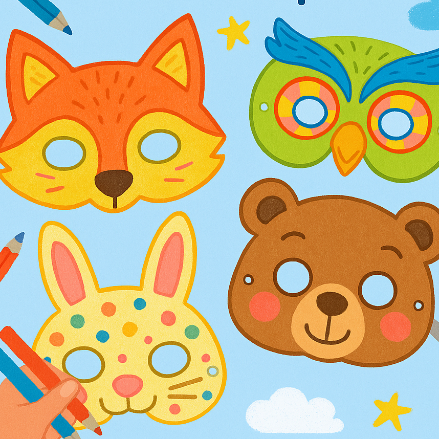 🦊 Fabrique ton propre masque