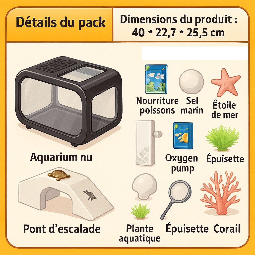🐠 Aquarium créatif à composer